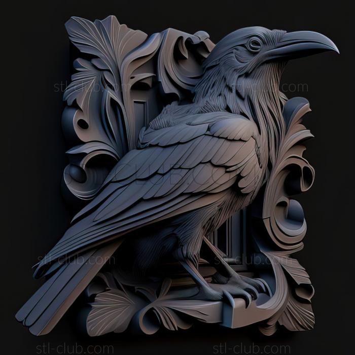 3D model st crow (STL)